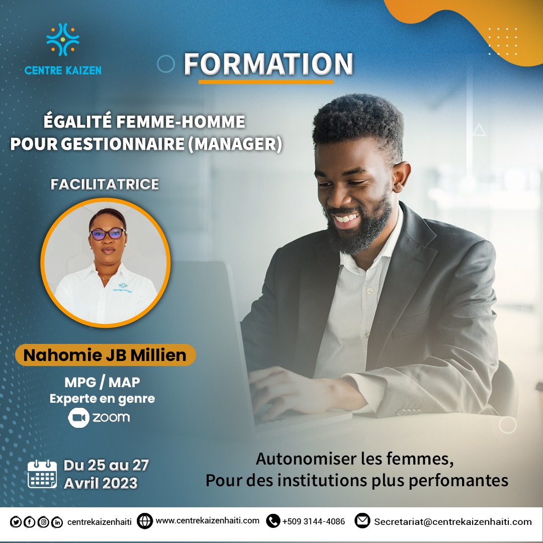 Formation : L’égalité homme-femme pour Gestionnaire (Manager)